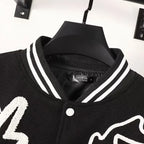 Unisex "BESTSELLER" American Varsity Jacket – Embroidered Loose-Fit Outerwear