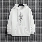 Men’s Fall/Winter Sporty Hoodie – Mysterious Symbols Streetwear Sweatshirt