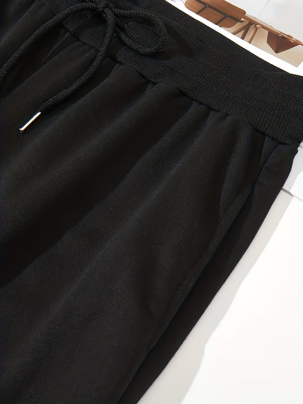 Men’s "BESTSELLER" Black Athletic Joggers – Stretch Running Pants with Drawstring Waist