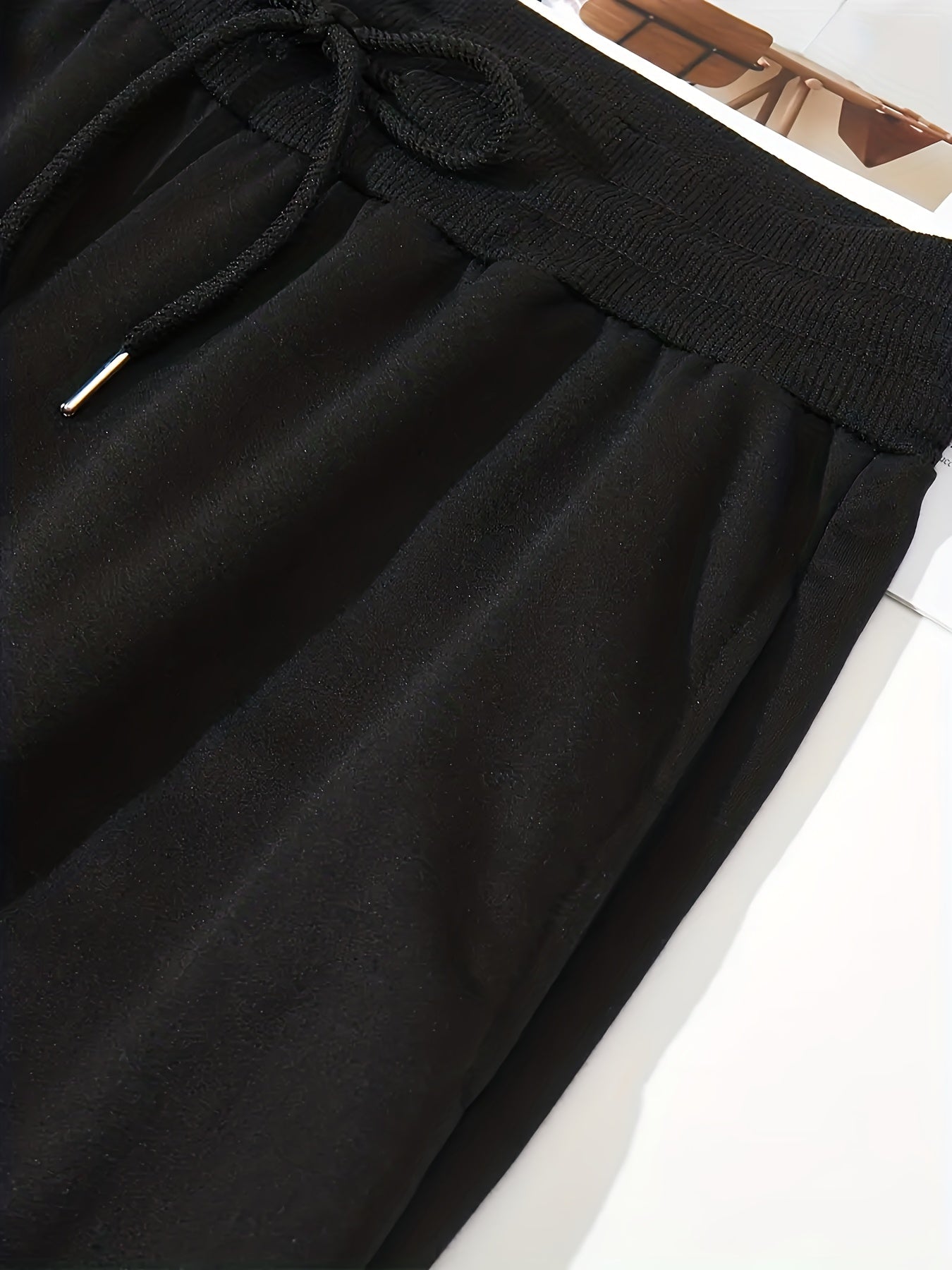 Men’s "BESTSELLER" Black Athletic Joggers – Stretch Running Pants with Drawstring Waist