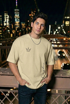 Men’s “KING” Letter T-Shirt – Loose Fit Summer Tee