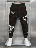 Men’s Trendy Printed Casual Trousers – Regular Fit Everyday Pants