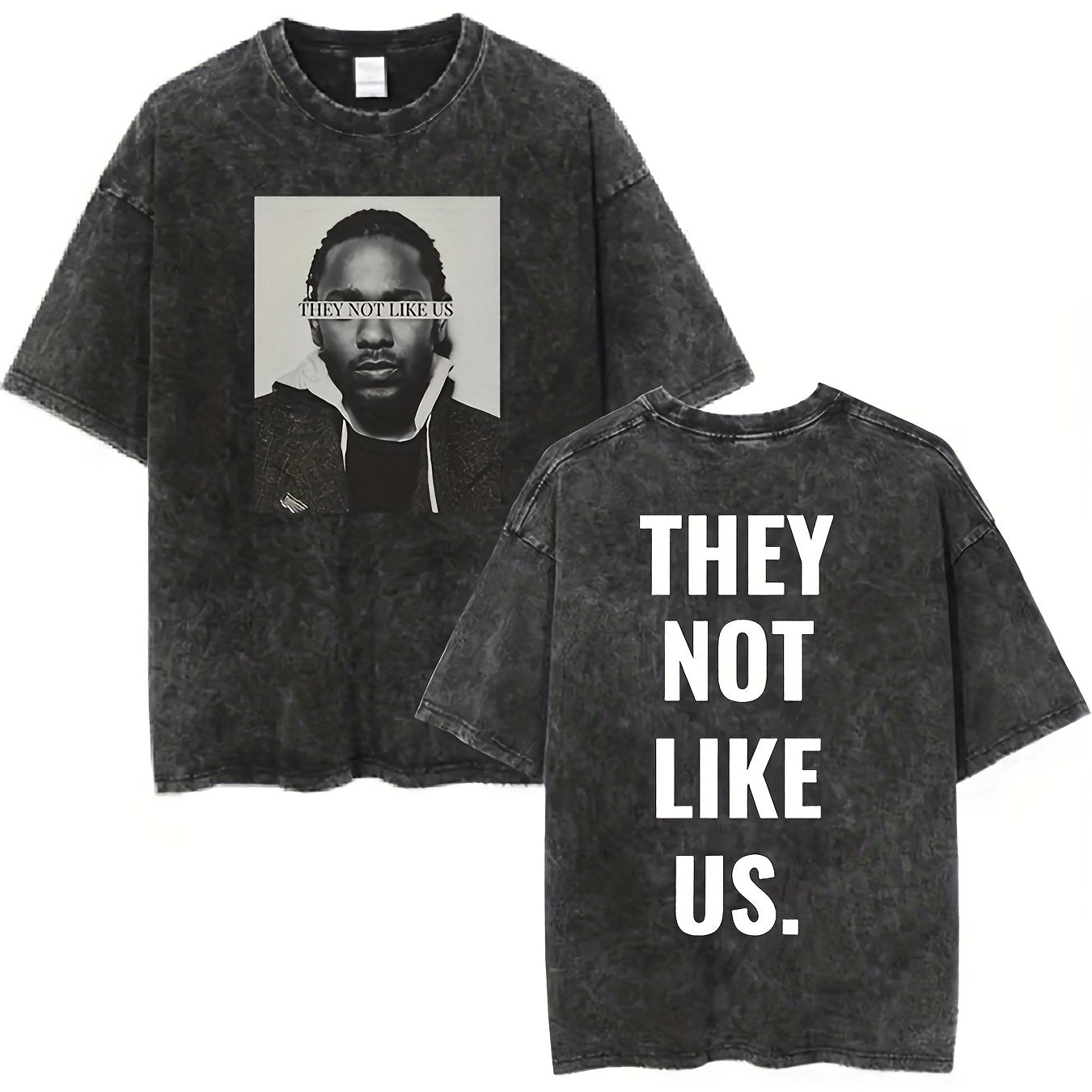 Men’s “THEY NOT LIKE US” Tee – Vintage Black Hip-Hop Streetwear Shirt