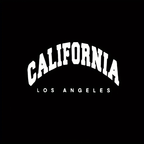 California Los Angeles Iron-On Transfer Decal – White Washable DIY Patch