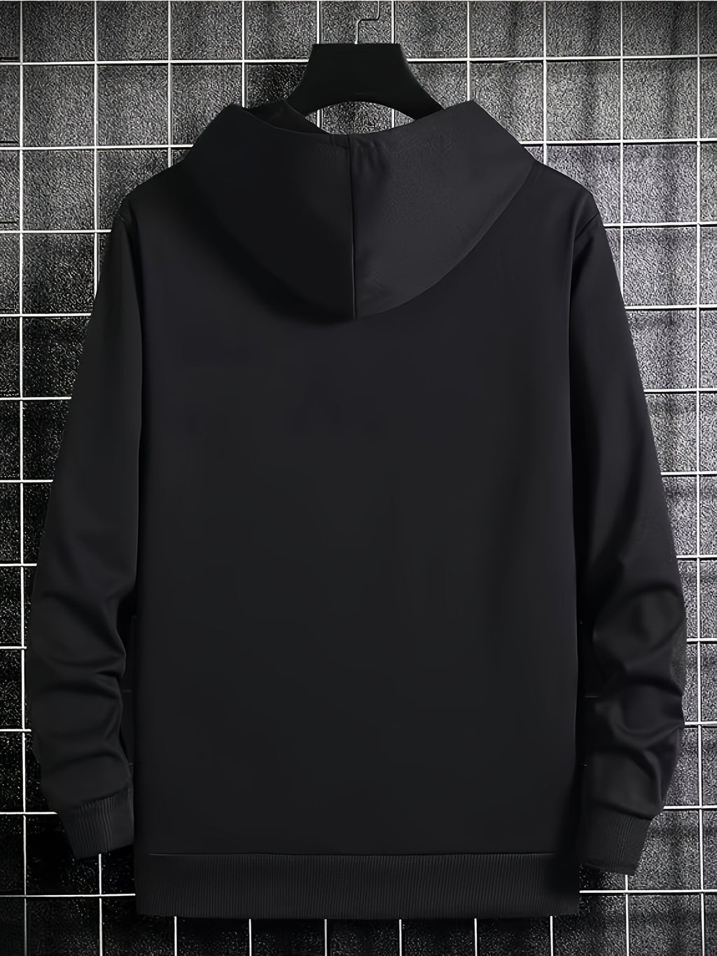 Men’s Fleece-Lined Skull & Bat Zip Hoodie – Warm Fall/Winter Streetwear