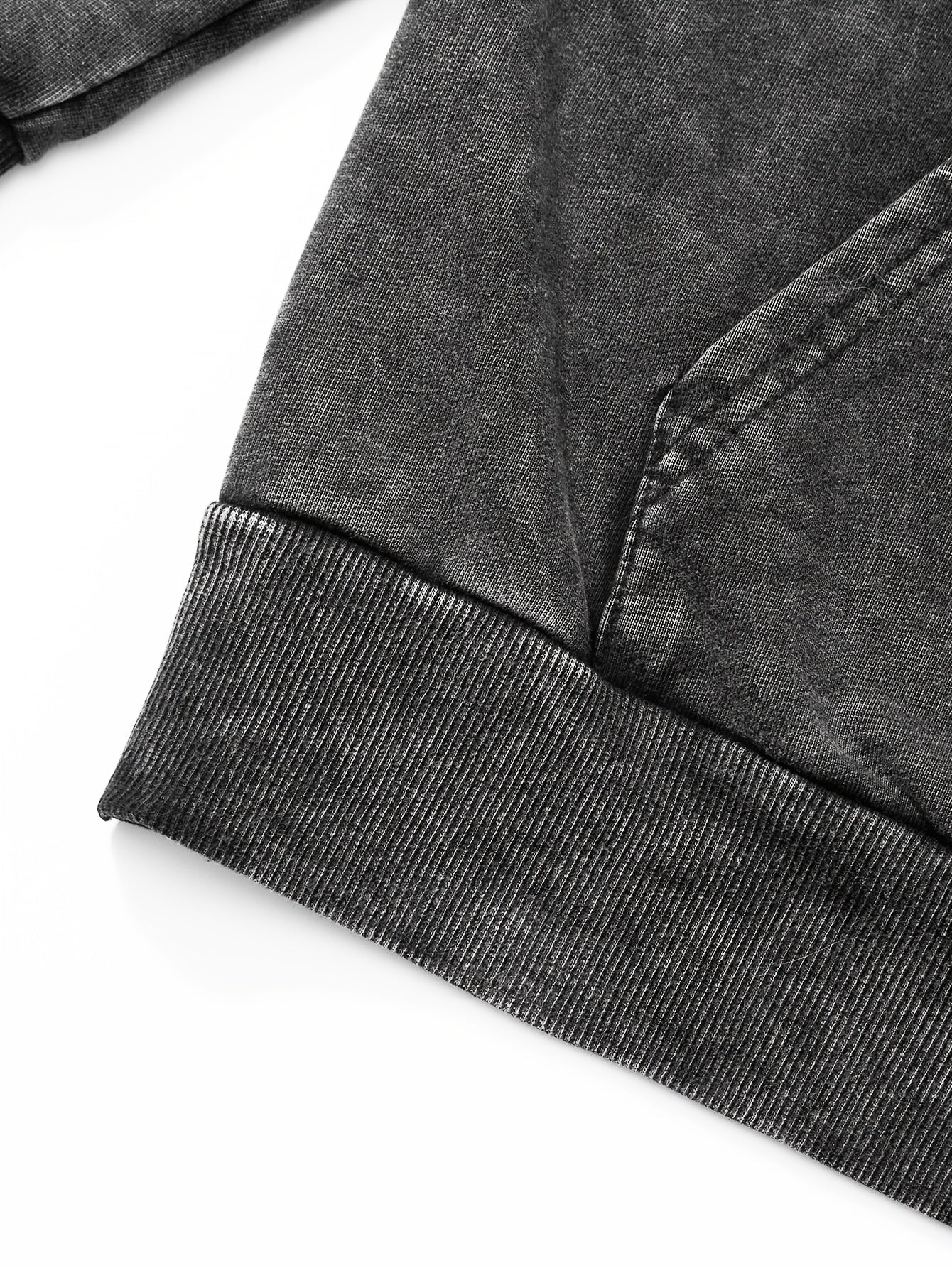 Men’s Vintage Washed Hoodie – “I’m a Curvy” Graphic