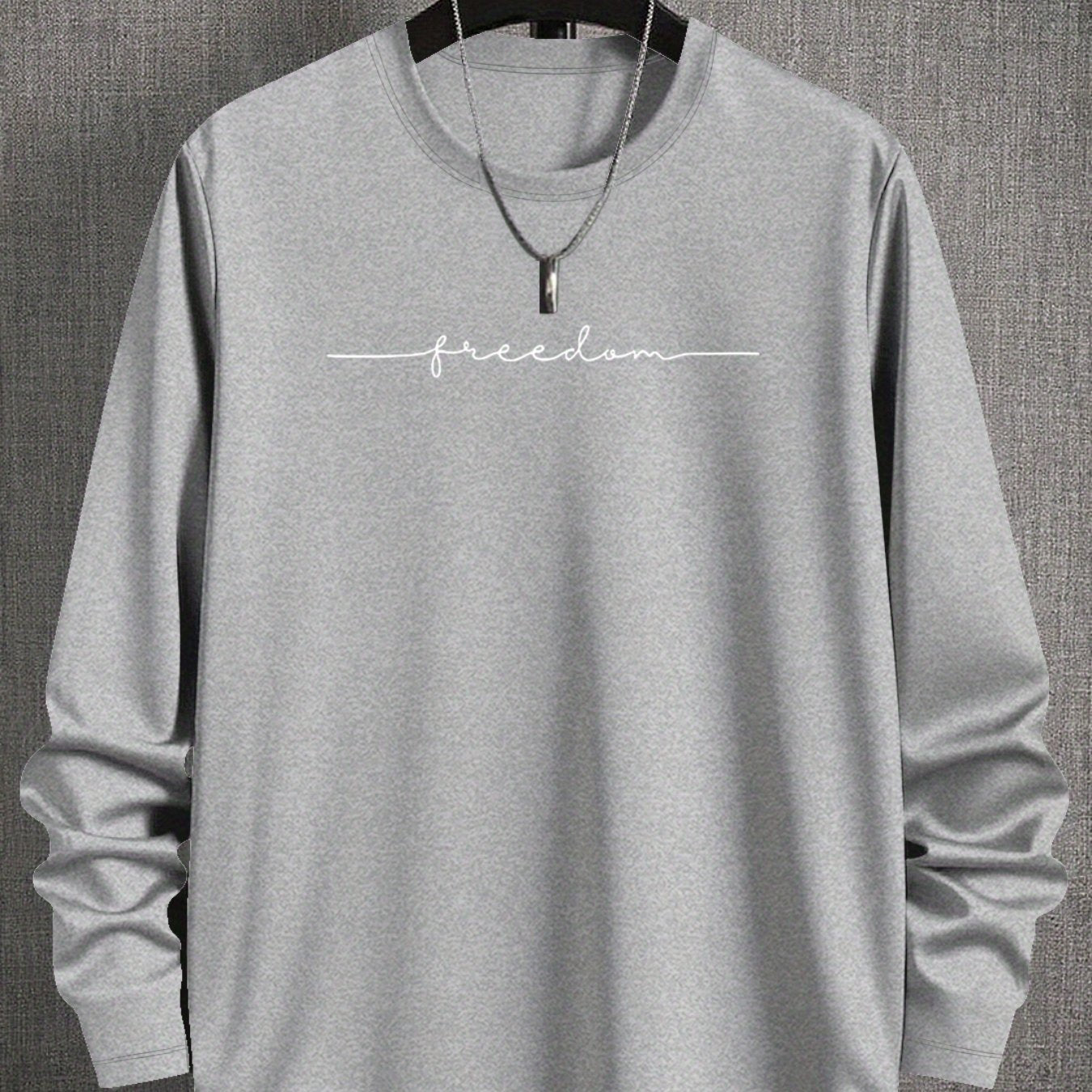 Men’s Oversized Freedom Long Sleeve Tee