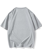 Oversized Logo Graphic Tee – Men’s & Teen Streetwear Short Sleeve Shirt