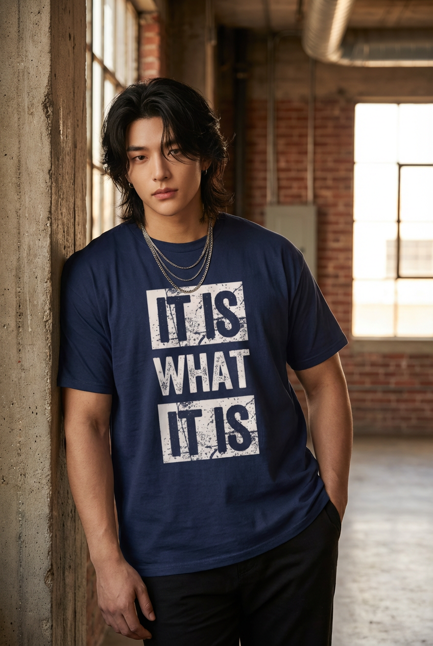 It Is What It Is Oversized Tee