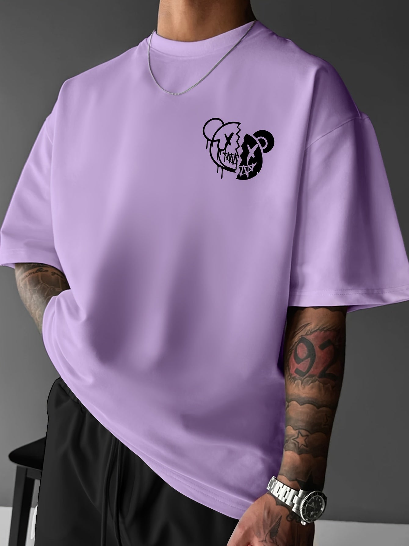 Men’s “Smile & Shine” Skull Graphic T-Shirt – Urban Streetwear Tee