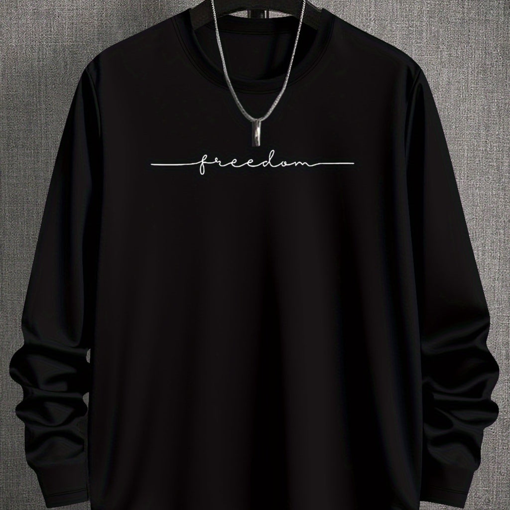 Men’s Oversized Freedom Long Sleeve Tee