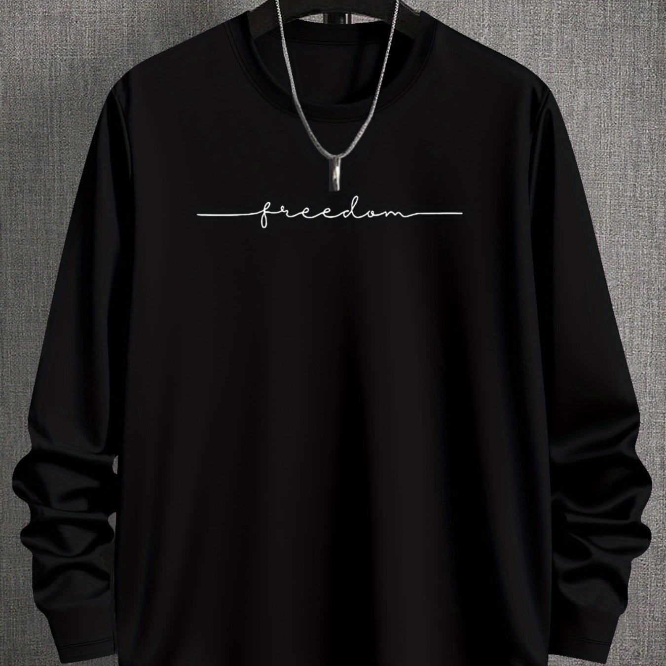 Men’s Oversized Freedom Long Sleeve Tee
