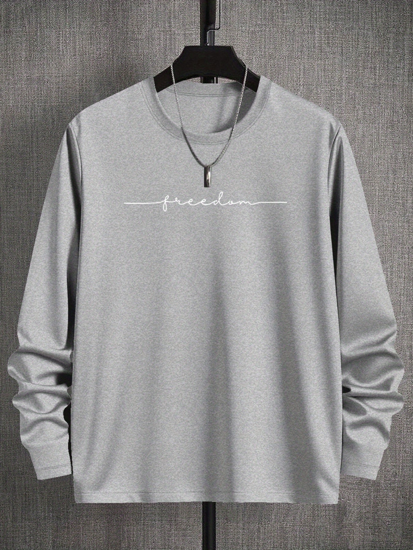 Men’s Oversized Freedom Long Sleeve Tee