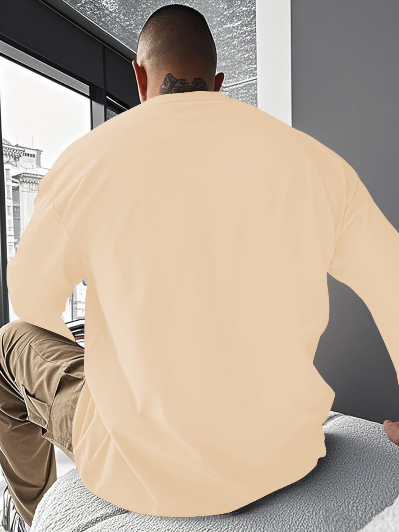 Men’s Oversized Freedom Long Sleeve Tee