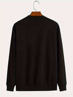 Men’s Thermal Long Sleeve Sweatshirt – Winter Warm Casual Crewneck