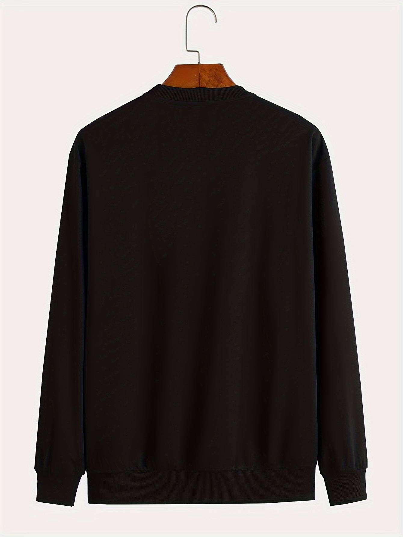 Men’s Thermal Long Sleeve Sweatshirt – Winter Warm Casual Crewneck