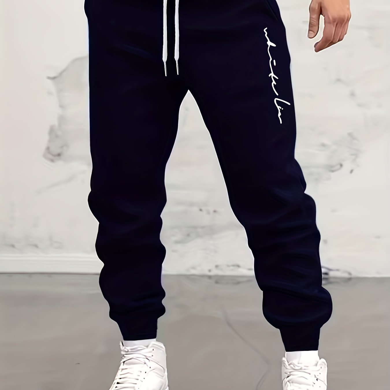 Men’s “BESTSELLER” Print Jogger Pants – Loose Fit, Lightweight Casual Joggers